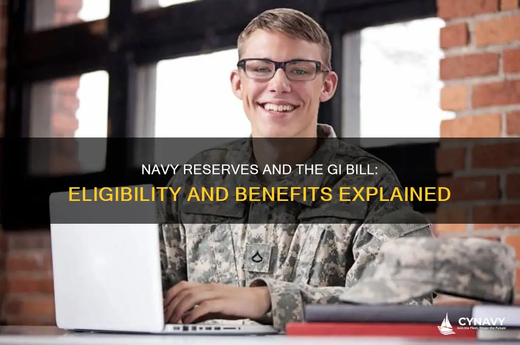 do navy reserves get gi bill
