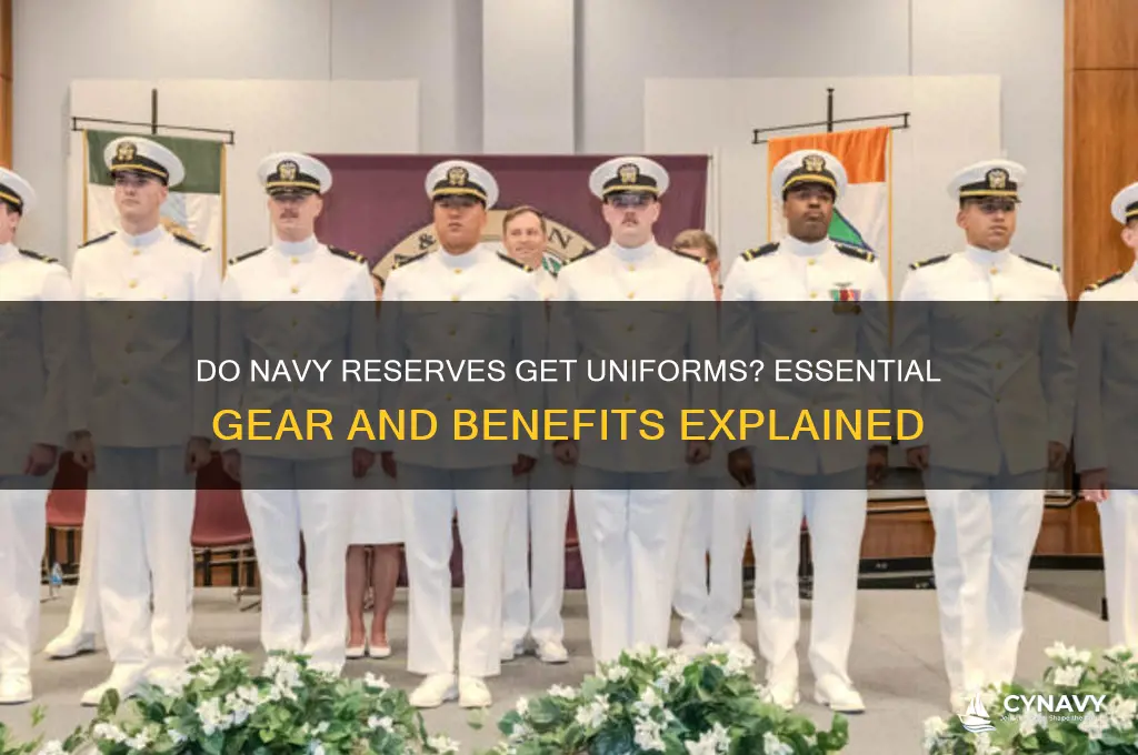 do navy reserves get uniforms