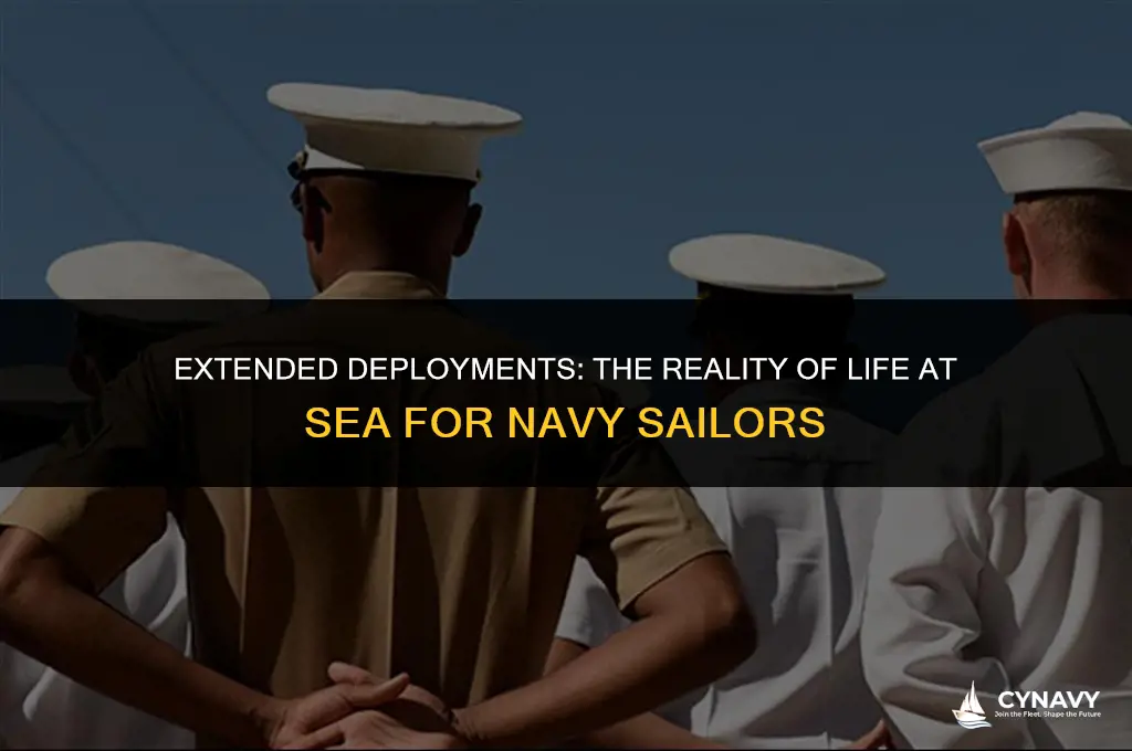 do navy sailor have to go long periods of time