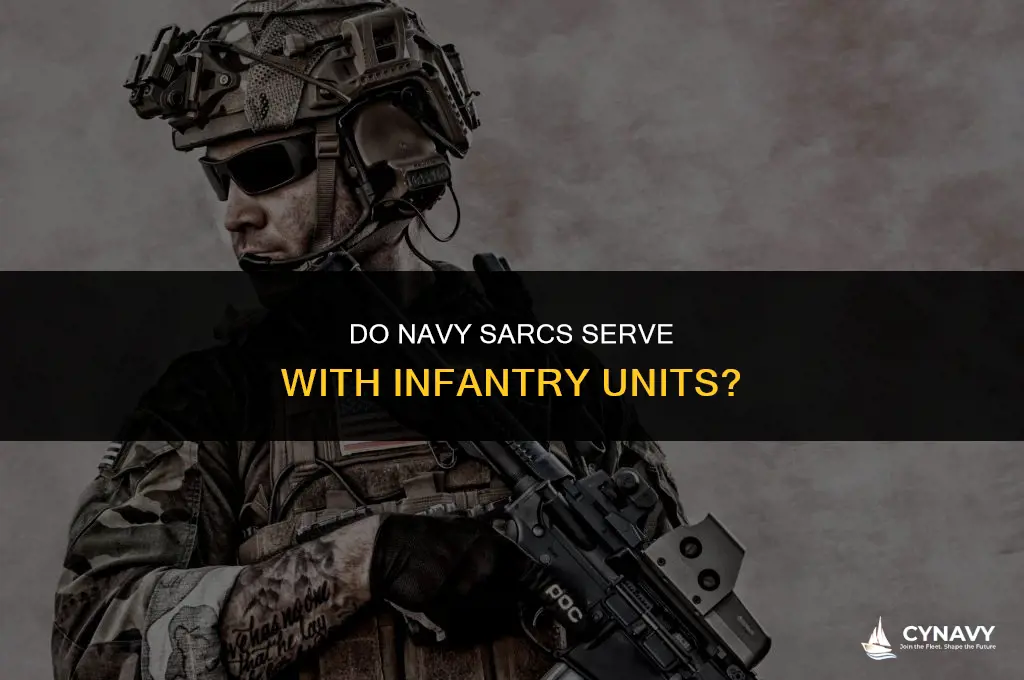 do navy sarcs go to infantry