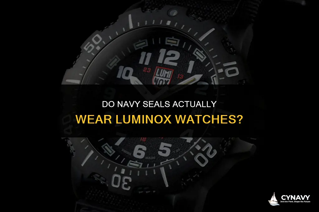 do navy seals actually wear luminox watches