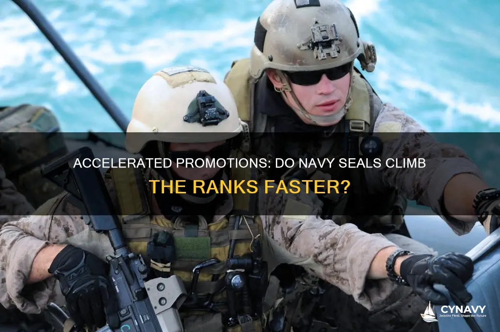 do navy seals get promoted faster
