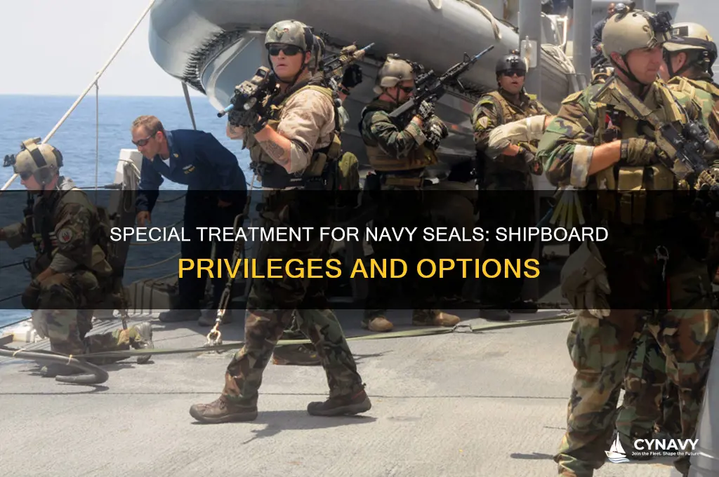 do navy seals get special treatment on ships options