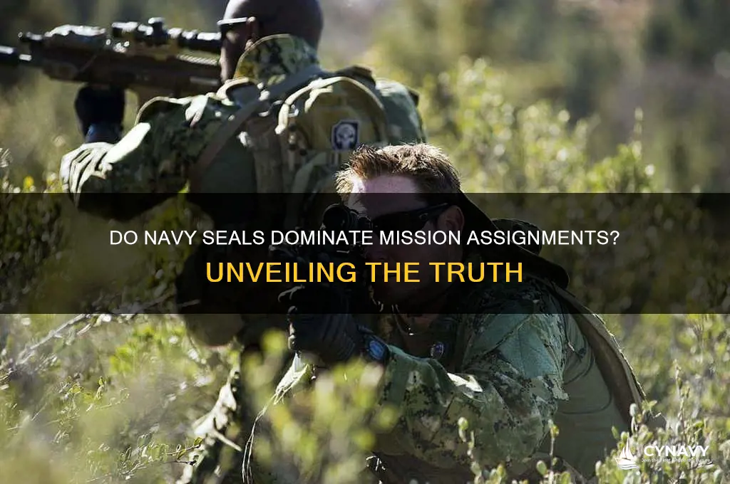 do navy seals get the most missions