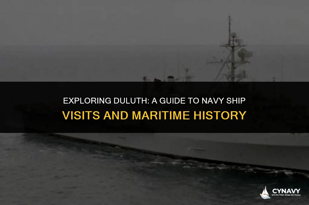 do navy ships go to duluth