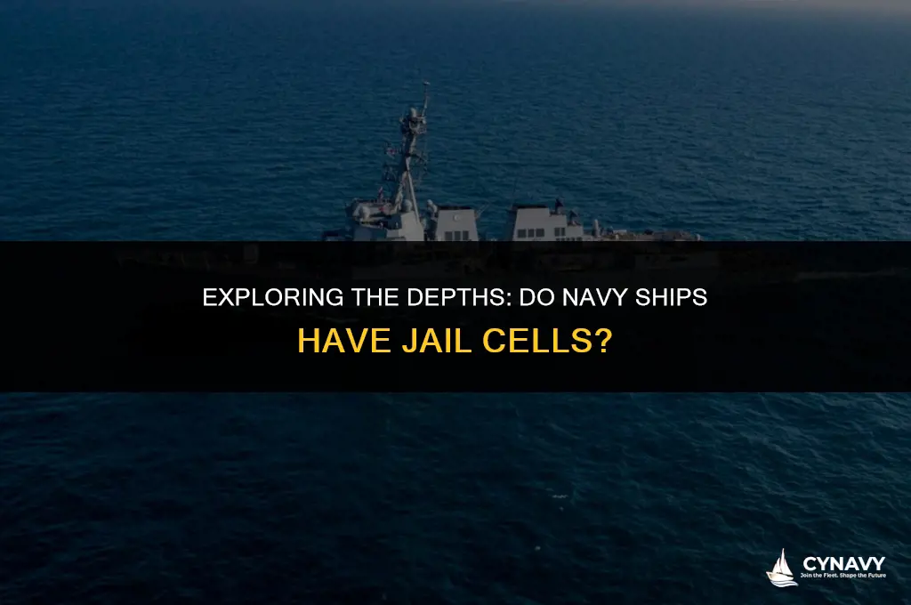 do navy ships have a jail cell