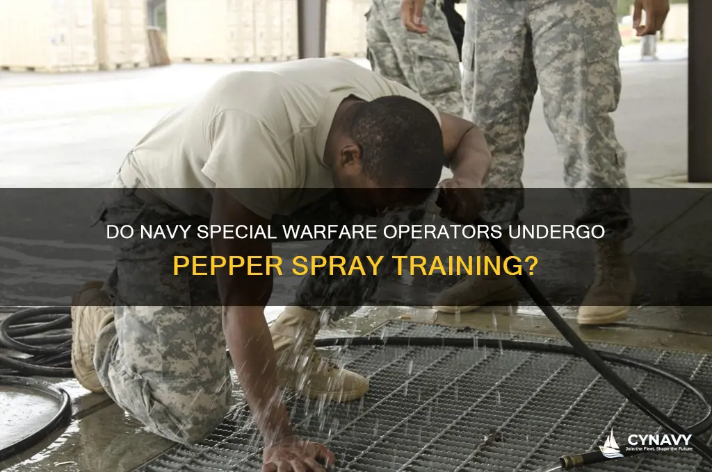 do navy sp get peper sprayed