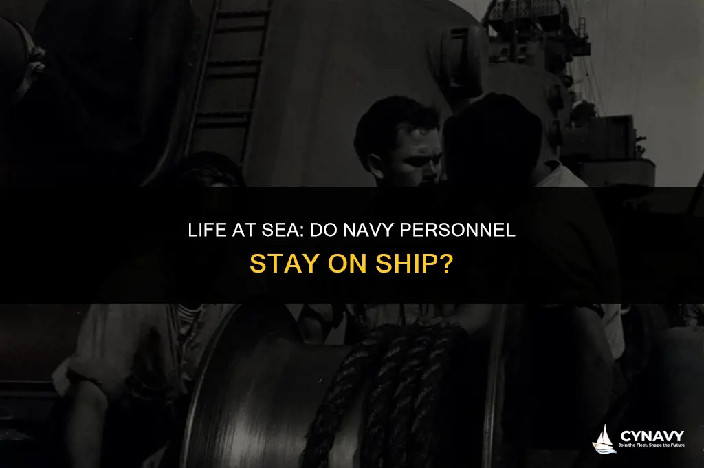 do navy stay on ship