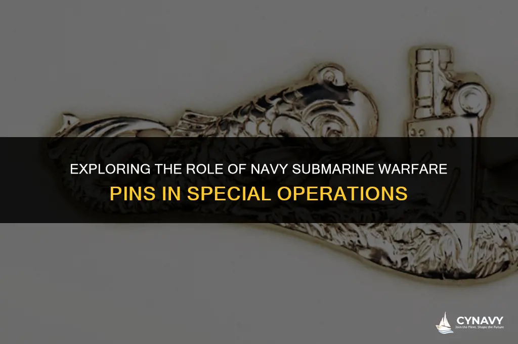 do navy submarine warfare pins fall under special operations