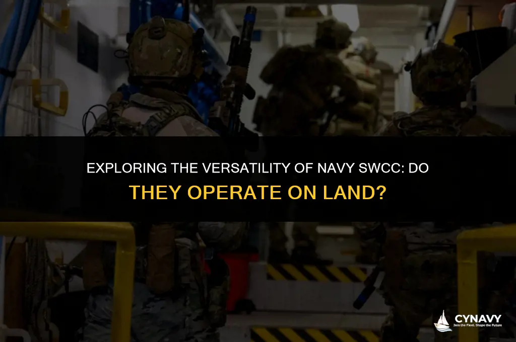 do navy swcc go on land