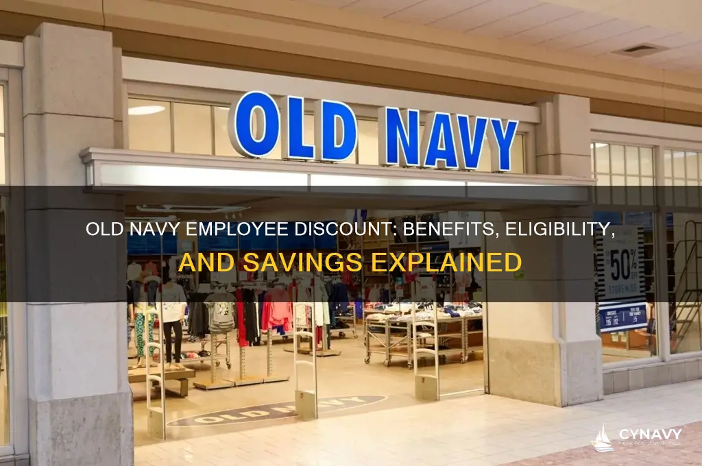 do old navy employees get a discount