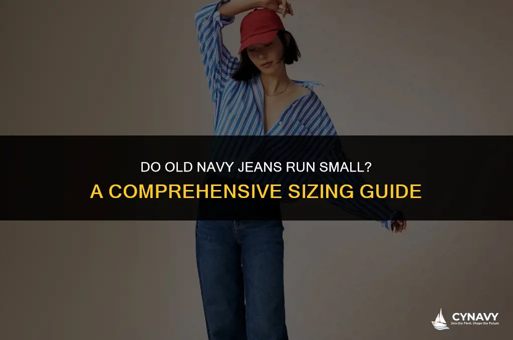 do old navy jeans run small