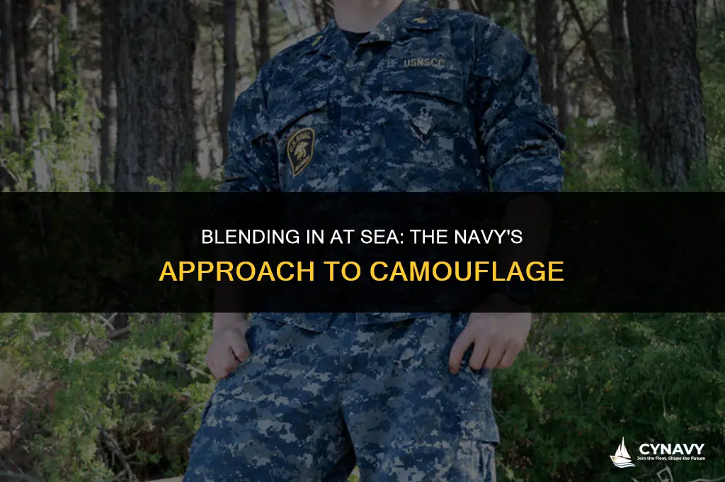 do people in the navy wear camoflauge