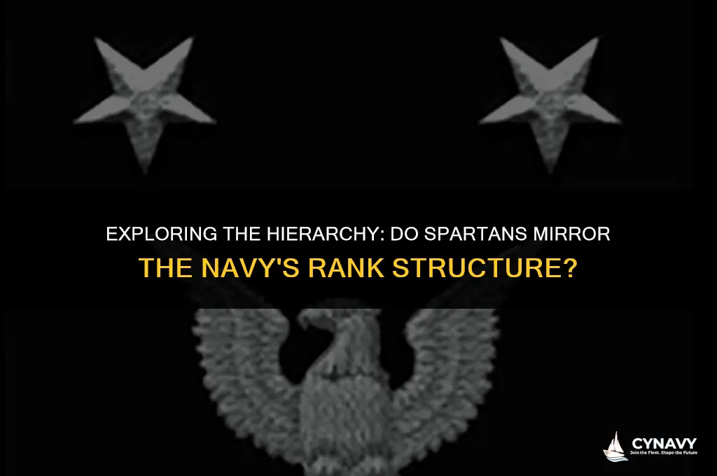 do spartans follow the rank structure of the navy