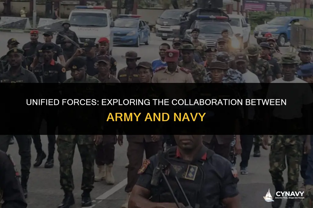 do the army and navy work together