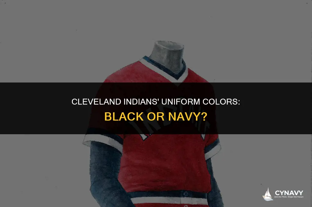 do the cleveland indians wear black or navy