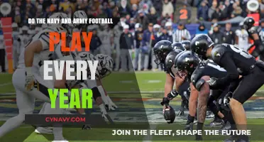 Annual Gridiron Clash: Navy vs. Army Football Tradition
