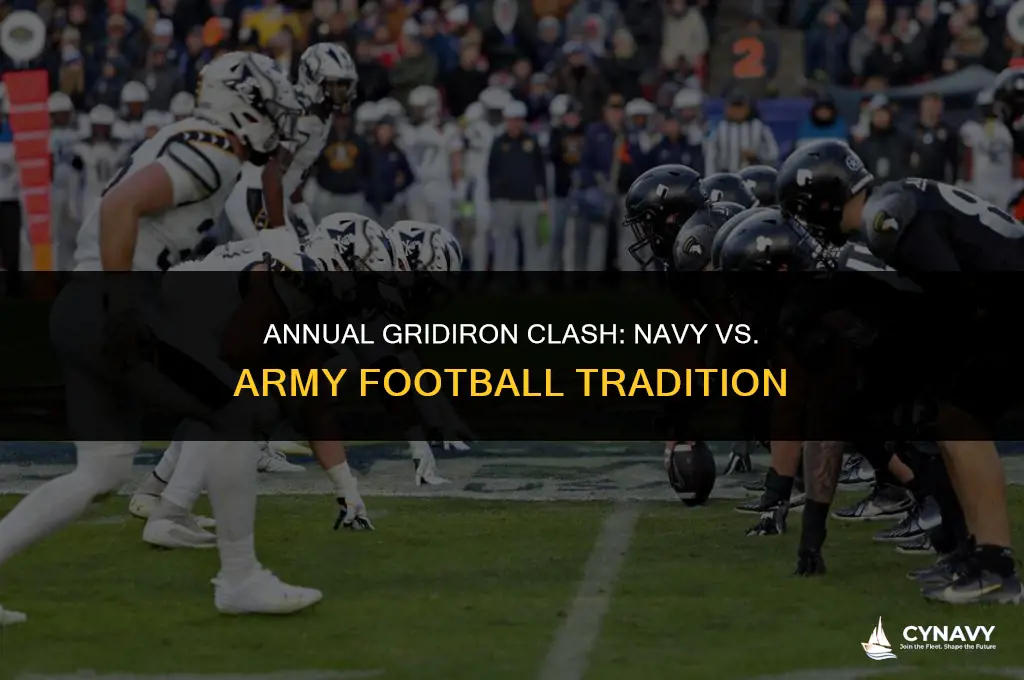 do the navy and army football play every year