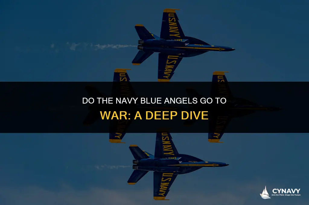 do the navy blue angels go to war