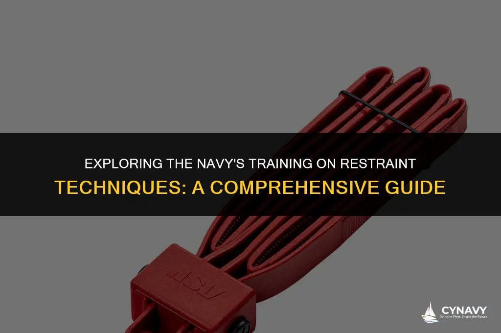 do the navy teach how to tie someone up