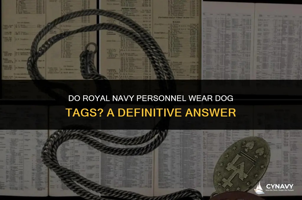 do the royal navy wear dog tags