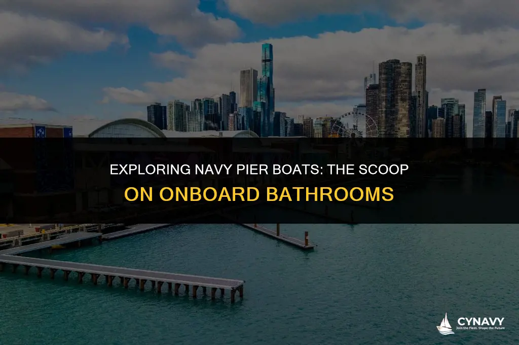 do they have a bathroom on a navy pier boat