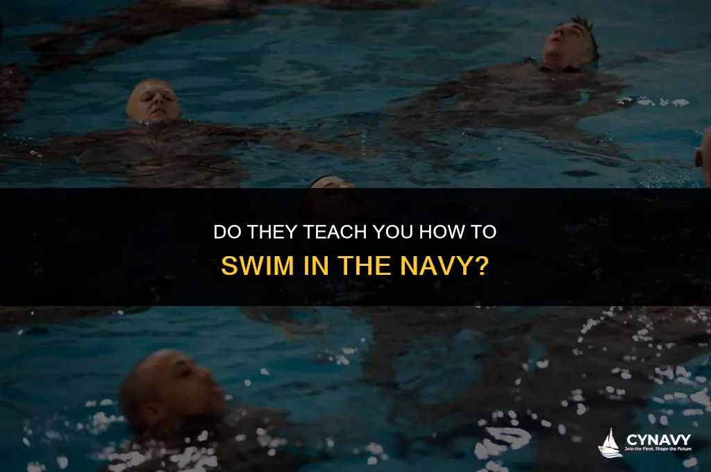 do they teqch you how to swin in the navy