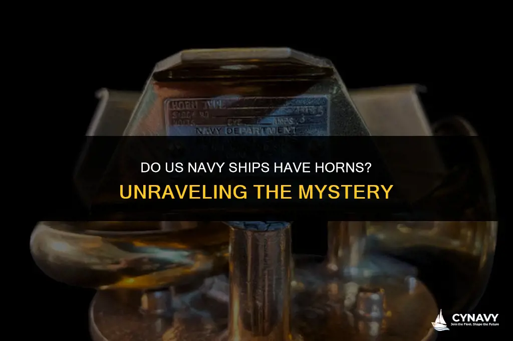 do us navy ships have horns