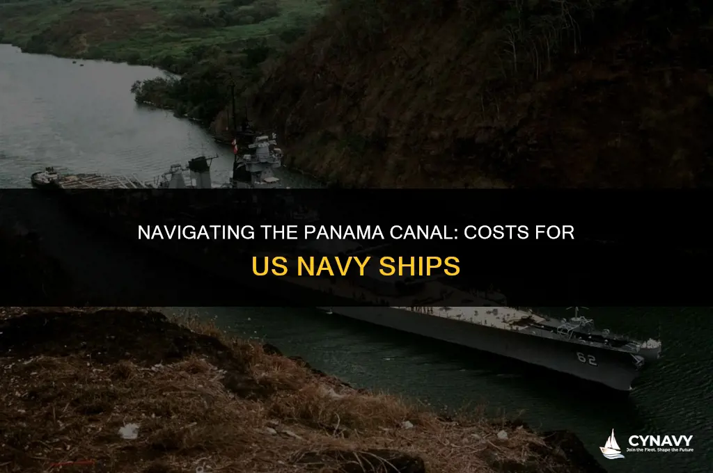 do us navy ships pay to use the panama canal