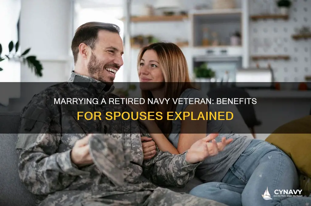 do women get benefits for marrying a retired navy person