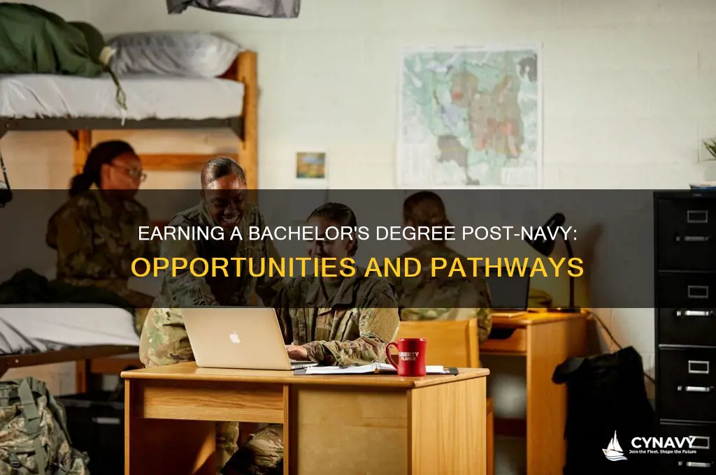 do you get a bachelors degree after the navy