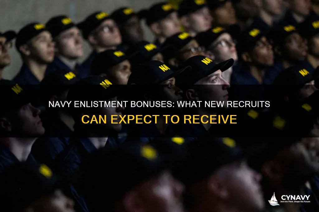 do you get a bonus for joining the navy