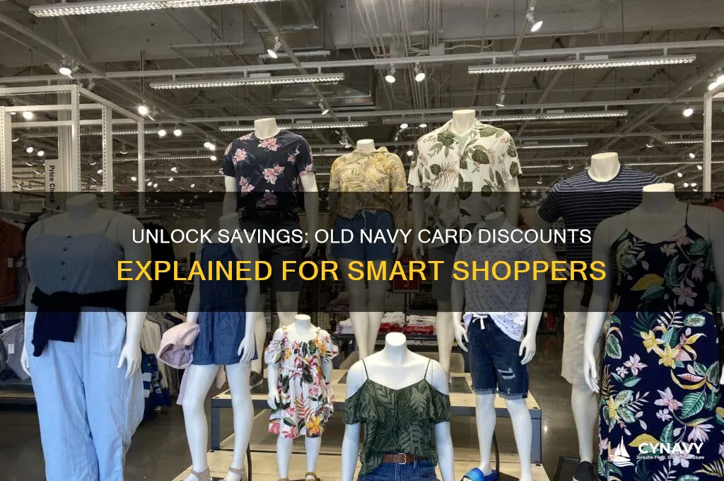 do you get a discount w old navy card