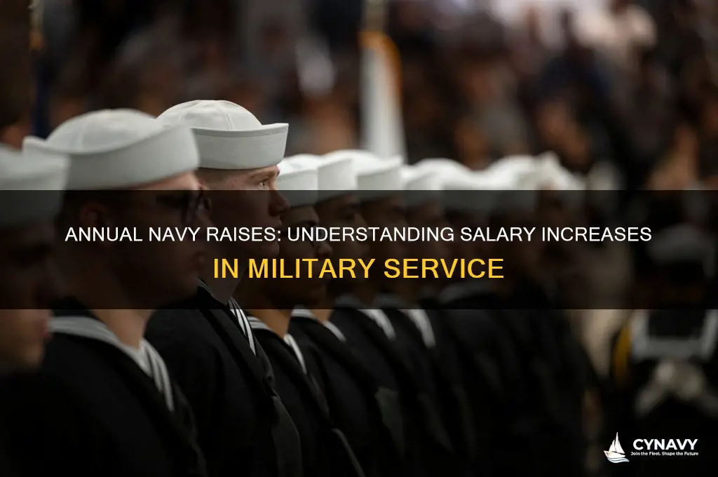 do you get a raise every year in the navy