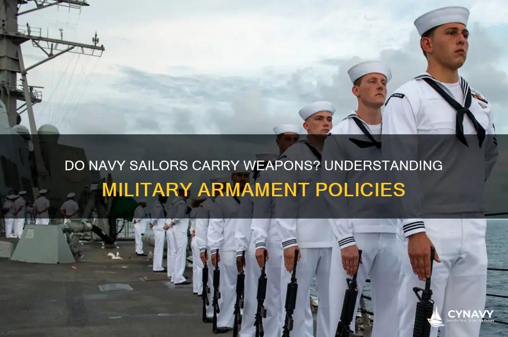 do you get a weapon in the navy