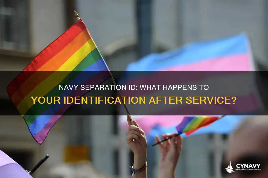 do you get an id card after separation from navy