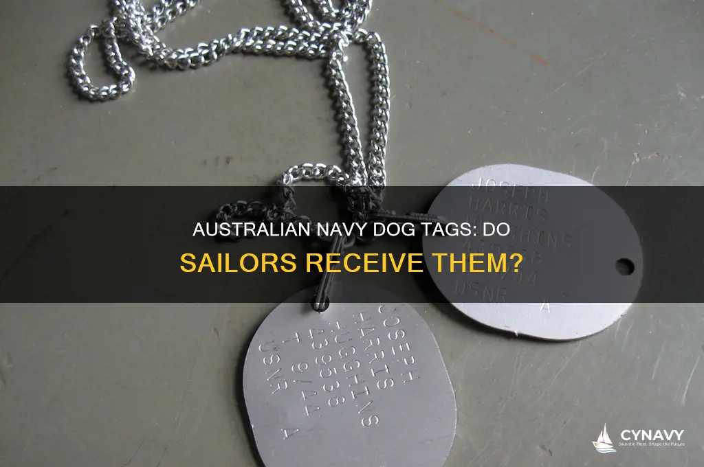 do you get dog tags in the australian navy