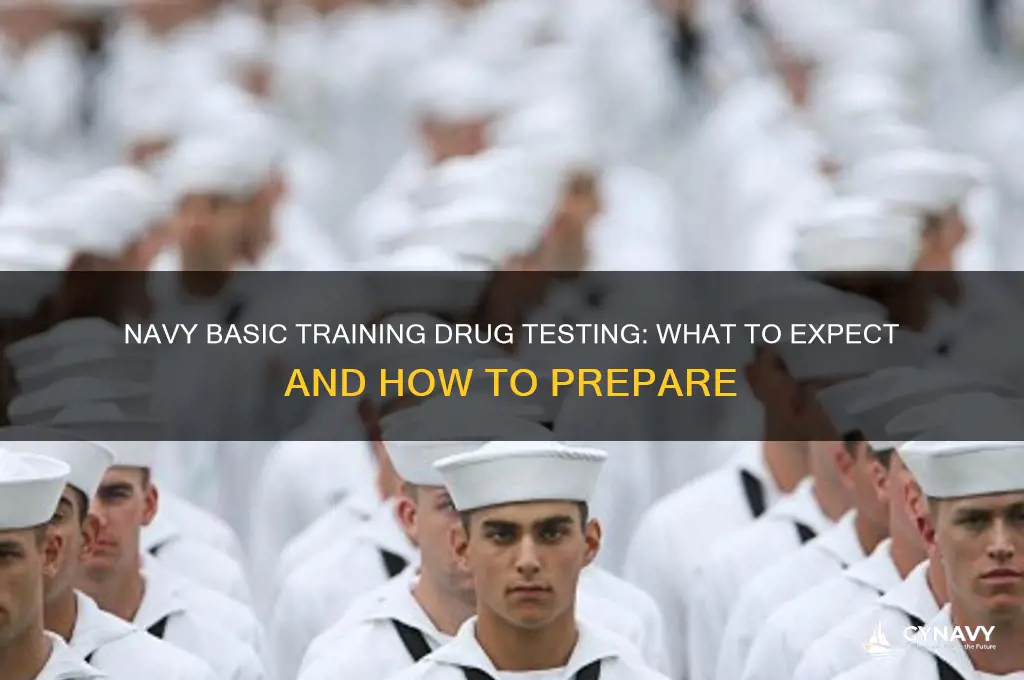 do you get drug tested at basic training navy