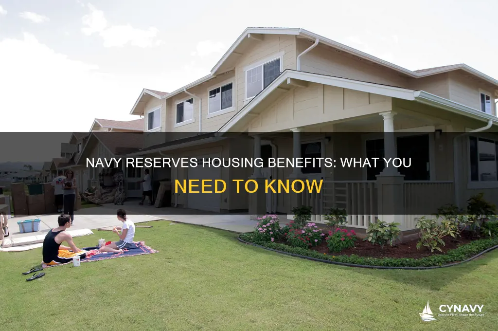 do you get housing in navy reserves