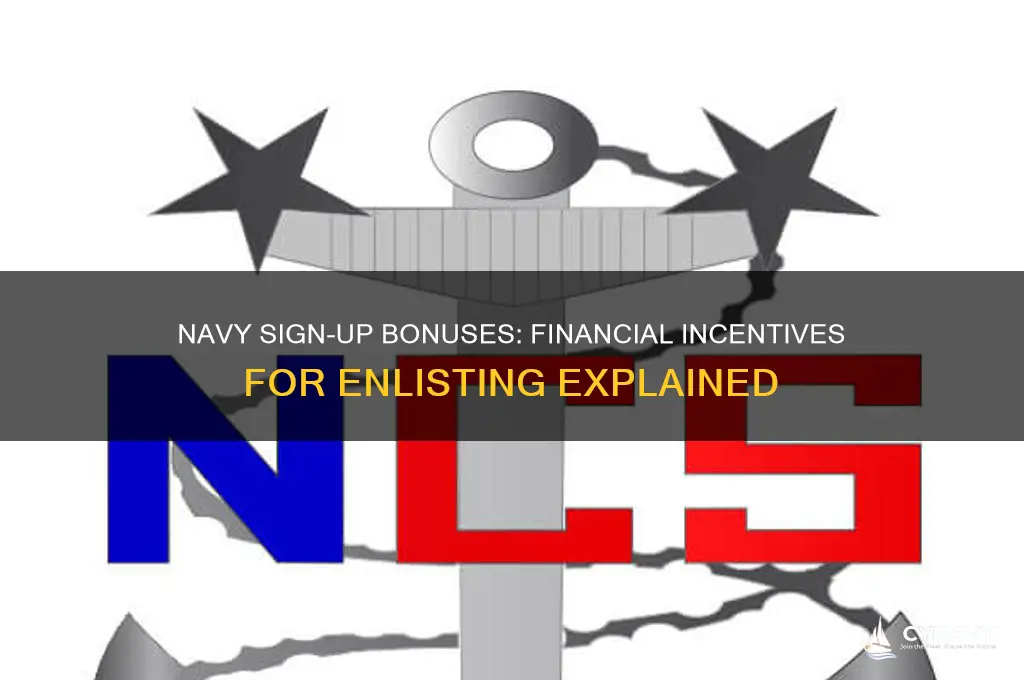 do you get money for signing up for the navy