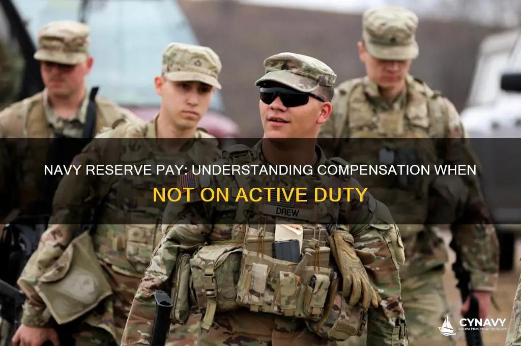 do you get paidas a navy reserve when not active