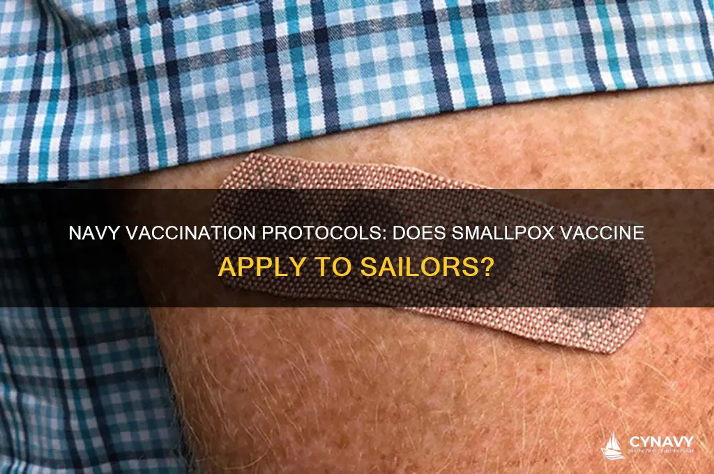 do you get the small pox vaccine in the navy