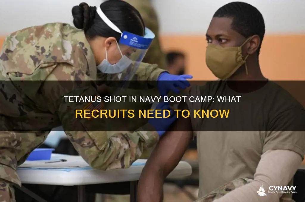 do you get the tetanus shot in navy boot camp