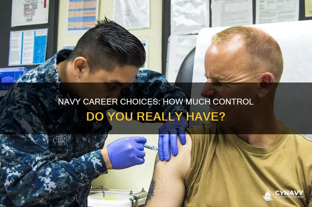 do you get to choose your job in the navy