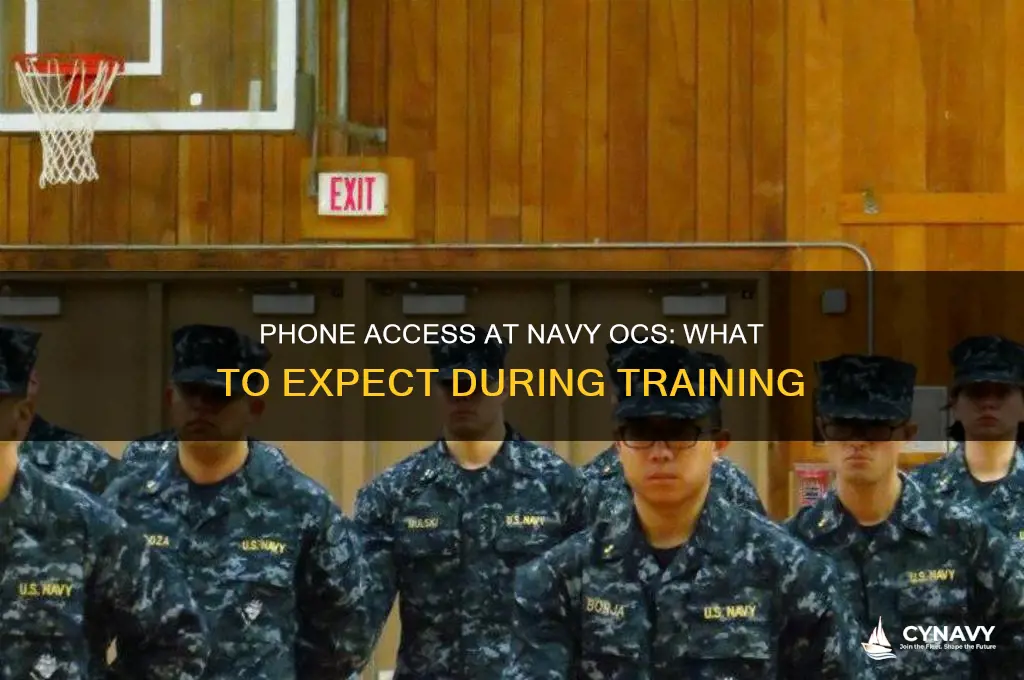 do you get your phone at navy ocs