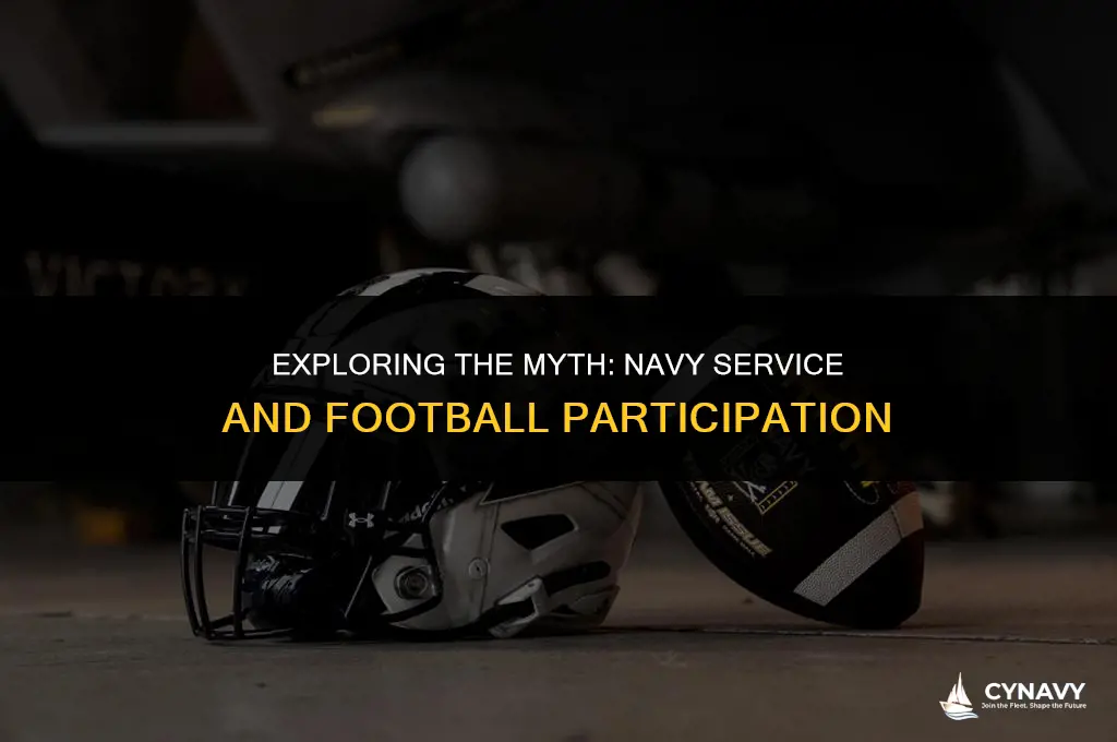 do you have to join the navy to play football