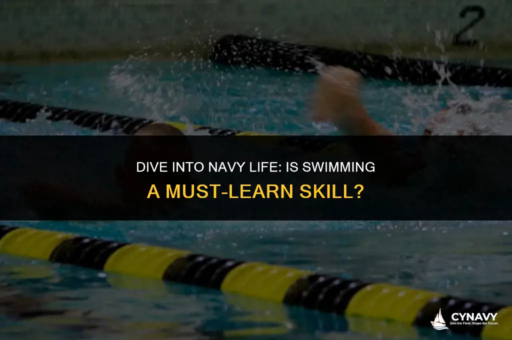 do you have to learn to swim in the navy
