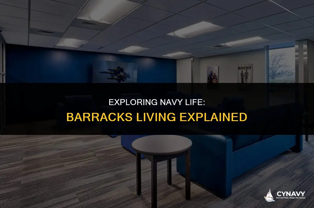 do you have to live in barracks in the navy