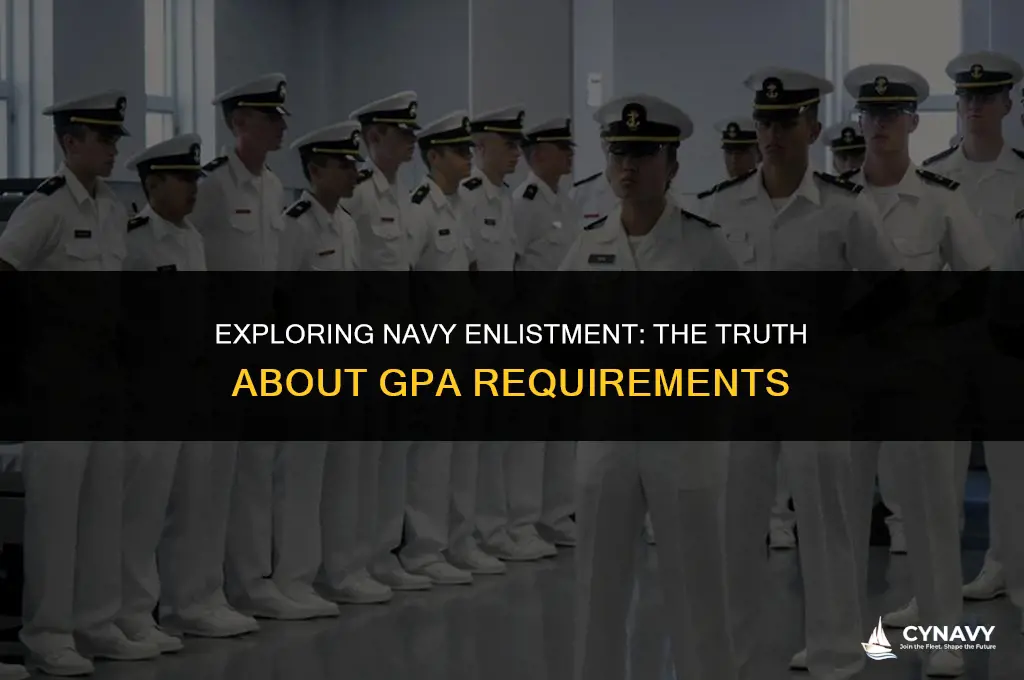 do you need a certain gpa for the navy
