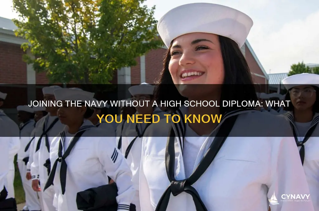 do you need a highschool diploma to join the navy